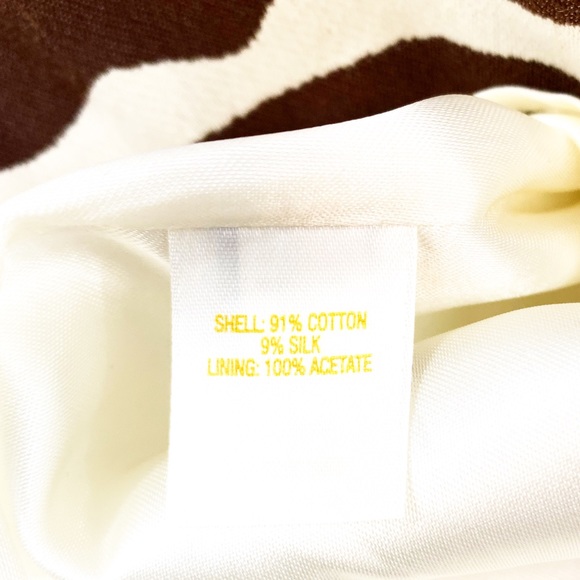 Kate Spade Strapless Brown Zebra Mini Dress Size 0 - Picture 8 of 11